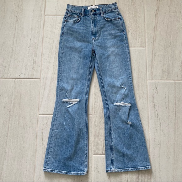 Denim Forum Denim - Aritzia Denim Forum The Twiggy High Rise Flare Size 24